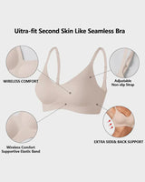 SEAMLESS SOFT COMFORT JELLY STRIP WIRELESS BRA