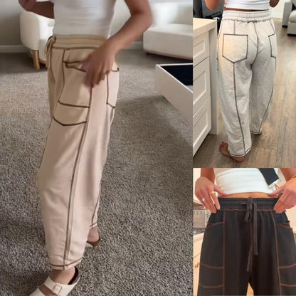 Lonovos Barrel Style Sweatpants with Pocket