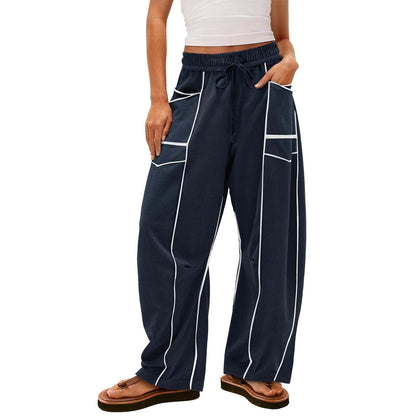 Lonovos Barrel Style Sweatpants with Pocket