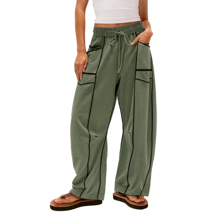 Lonovos Barrel Style Sweatpants with Pocket